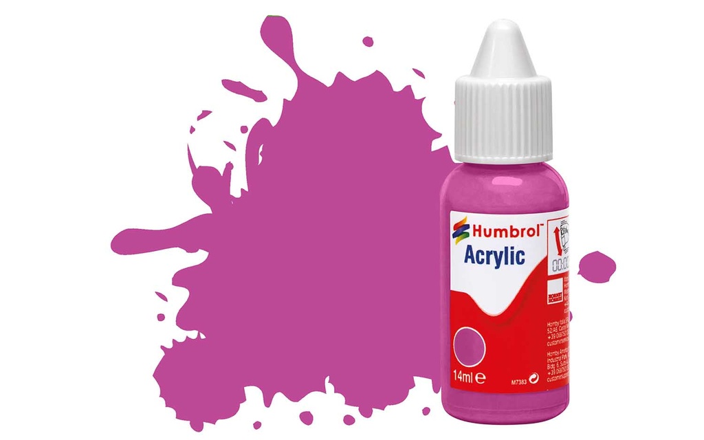 Acrylic Paint: 58 - Magenta - Matt - (14ml)