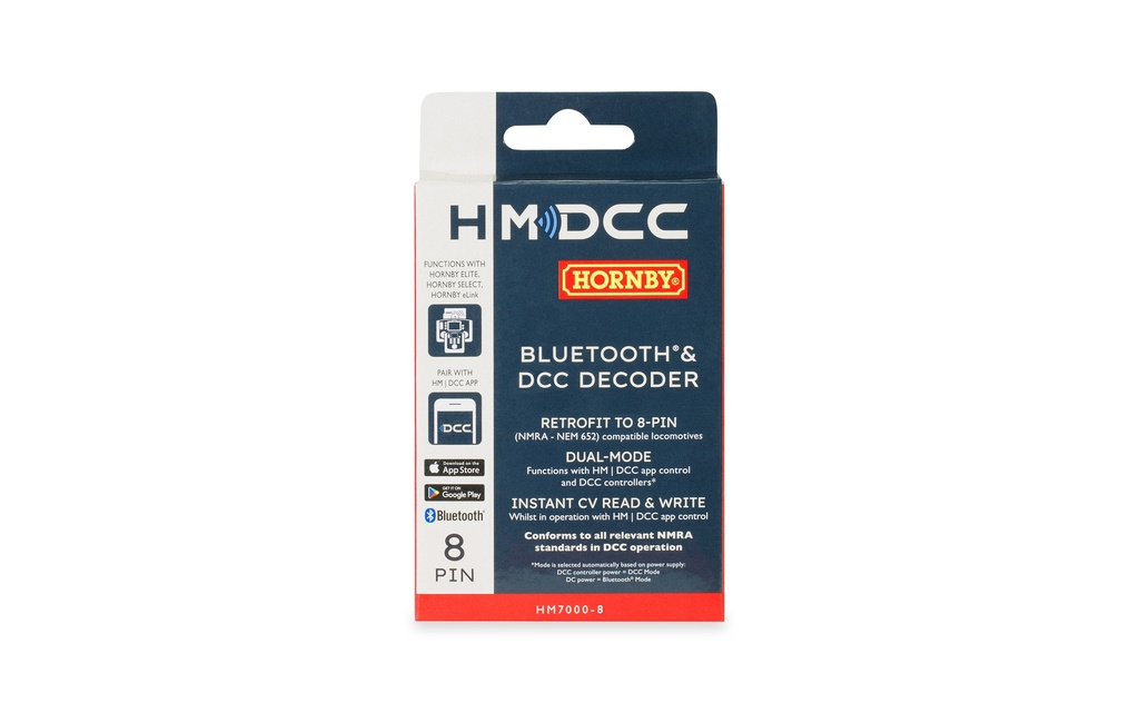 HM7000-8: Decoder Bluetooth® & DCC (a 8 poli)