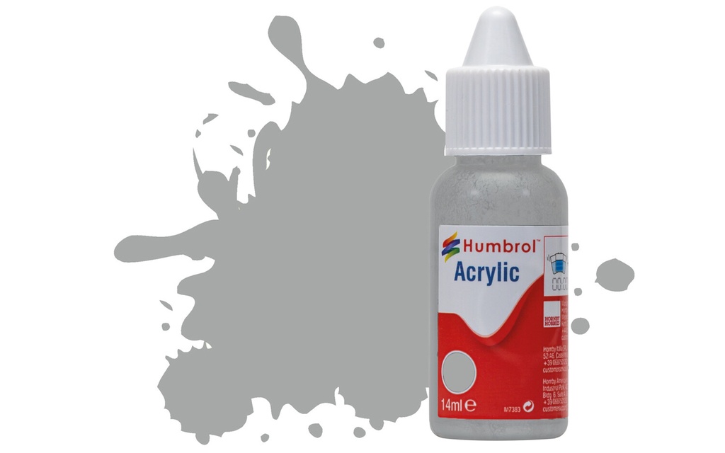Acrylic Paint: 129 - US Gull Grey - Satin - (14ml)