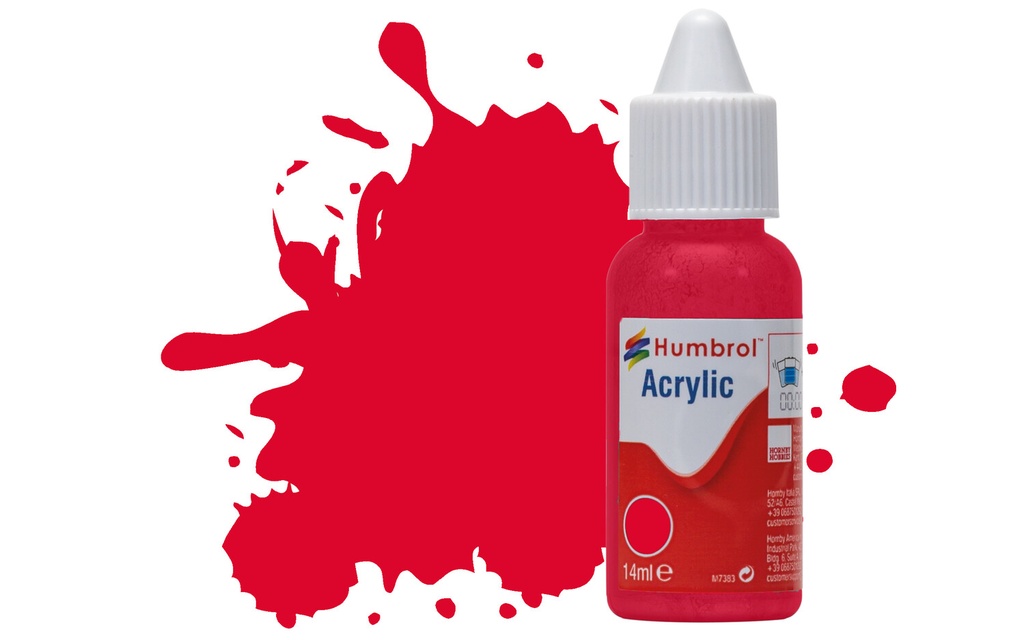 Acrylic Paint: 238 - Arrow Red - Gloss - (14ml)