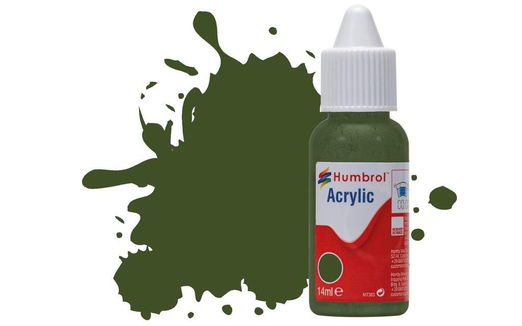 Acrylic Paint: 242 - RLM 71: Dunkelgrun - Matt - (14ml)
