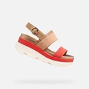 D65HBA021BC GARDENIA MUJER - Sandalias de cuña