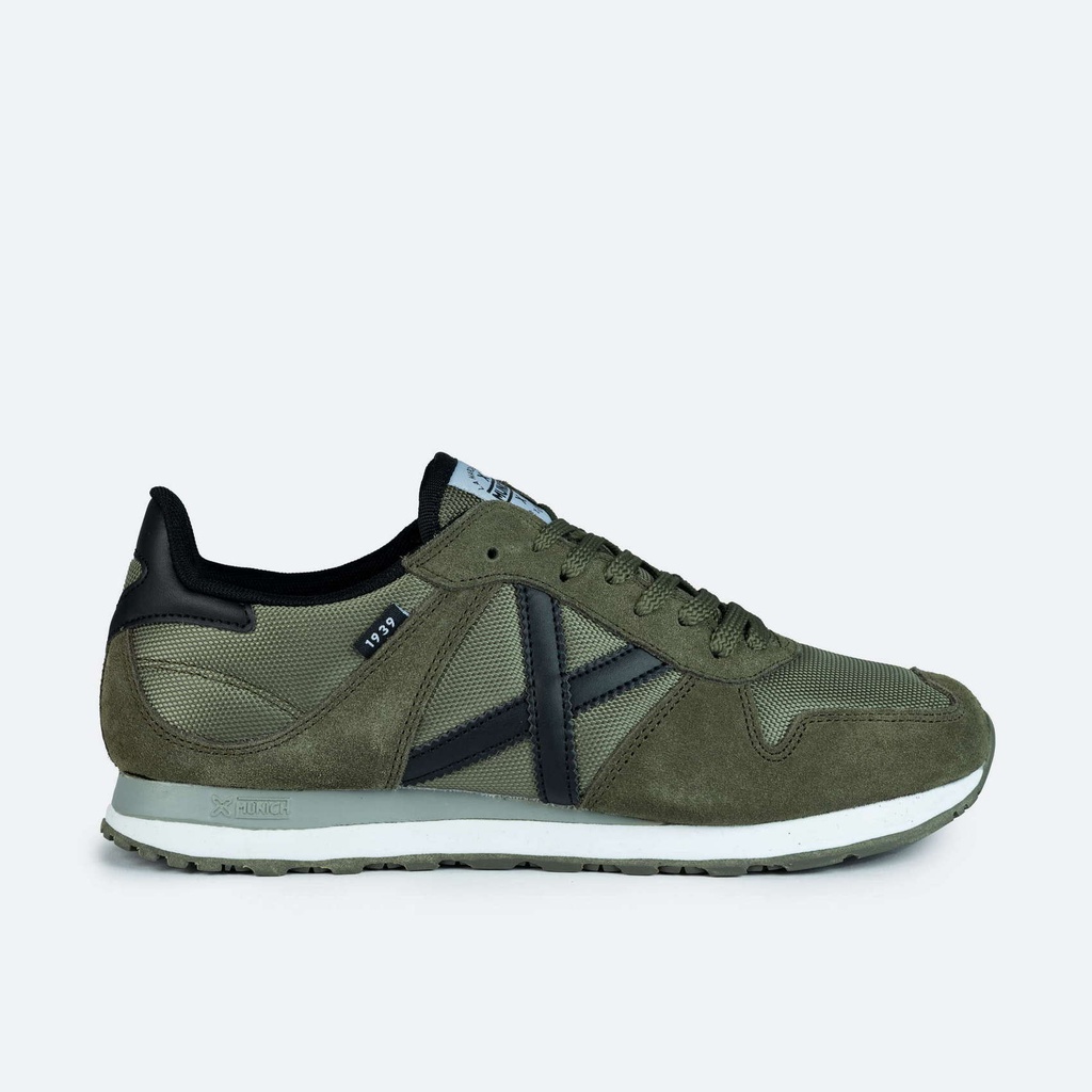 [8434521808142-39] MUNICH MASSANA 433 Retro Running trainers Khaki Green (39)