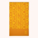 Mustard-colored cotton MUNICH towel.