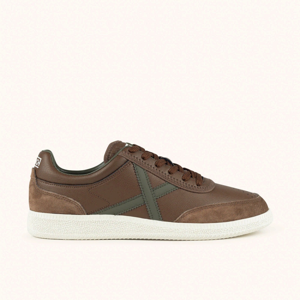 [8445648760046-36] MUNICH RUMBA 34 Dynamic and contemporary design sneakers Brown and Green (36)