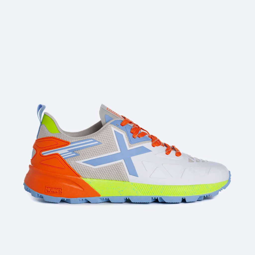 [3355001-39] Zapatillas de Hockey Diseño Futurista Blanco y Multicolor MUNICH HOCKEY DRAG 01 (39)