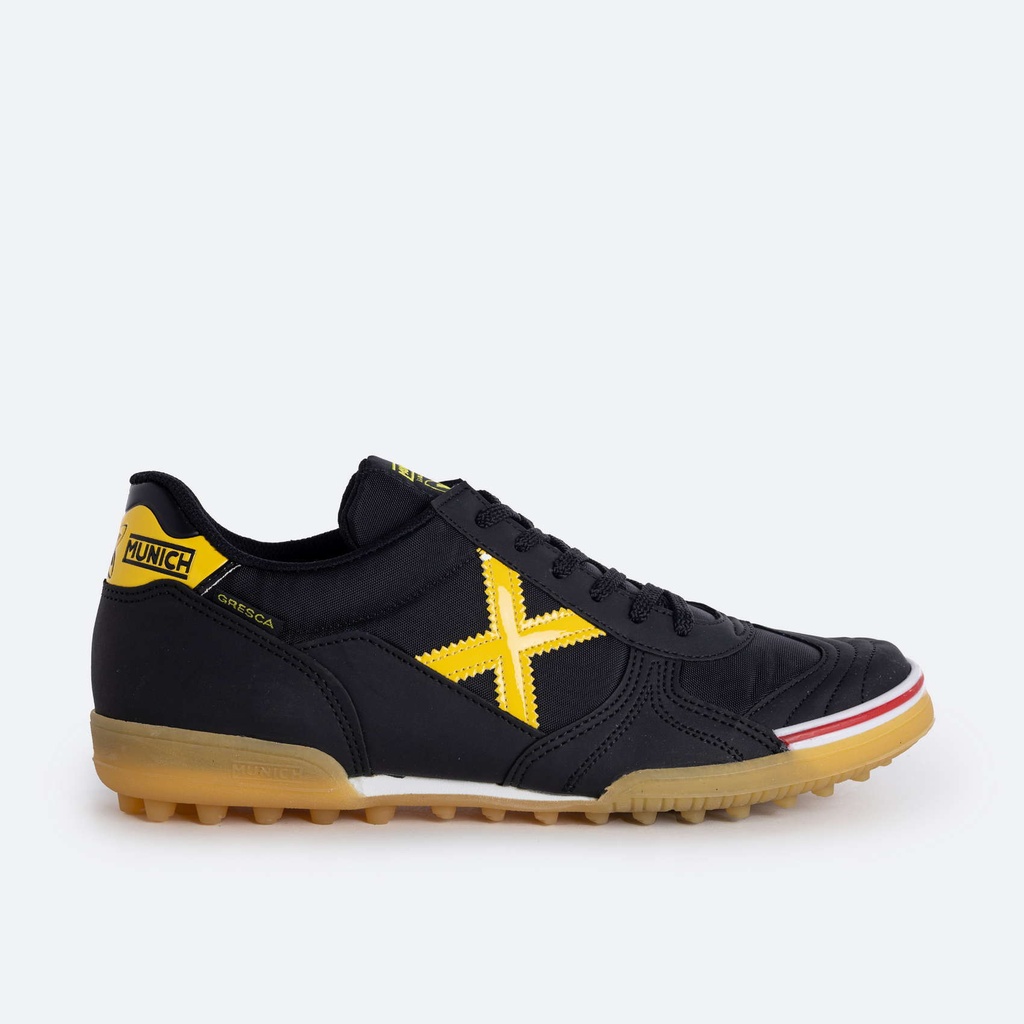 [3010606-39] Zapatillas fÃºtbol sala Negro y Amarillo MUNICH GRESCA GENIUS 606 (39)