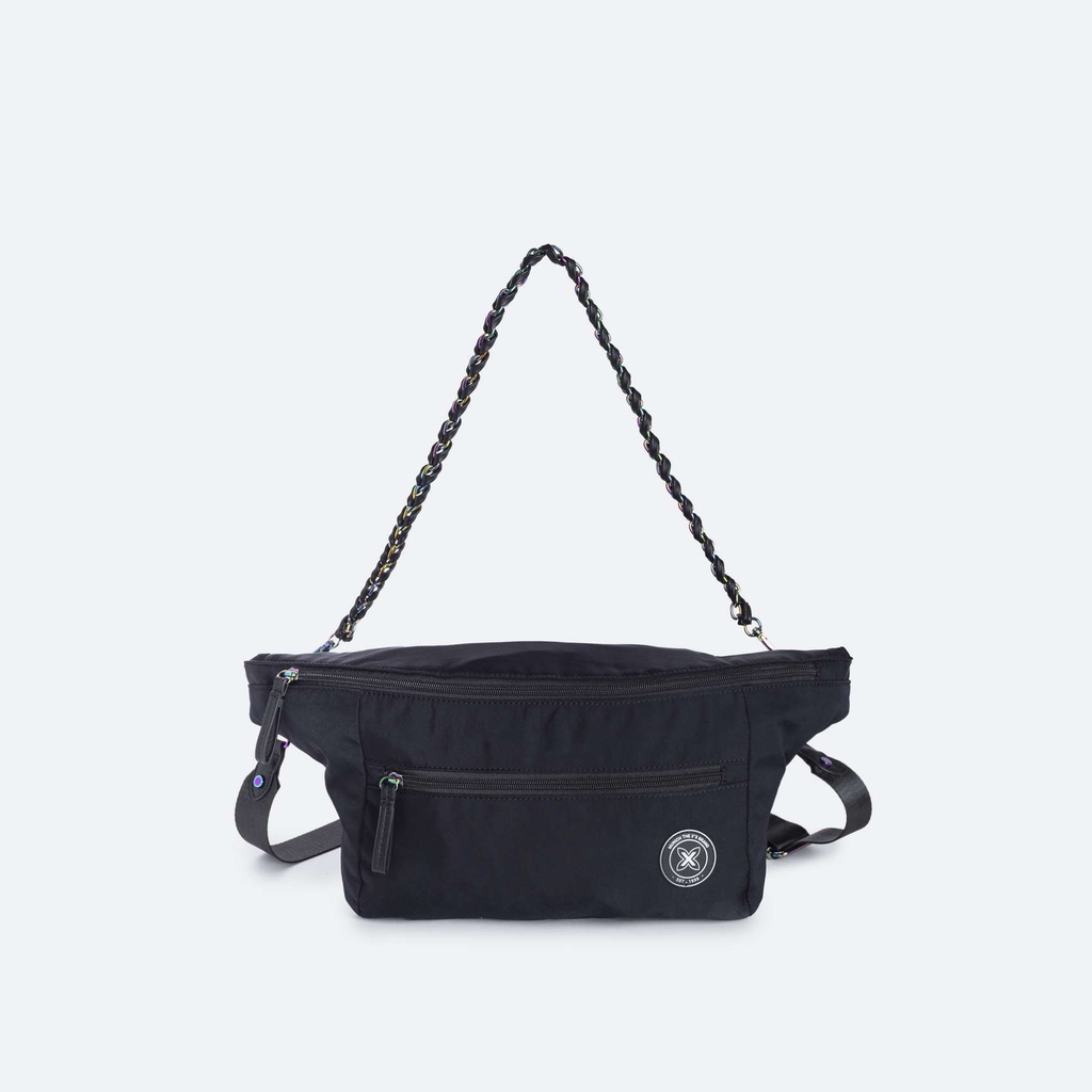 GLOSS FANNYPACK BLACK