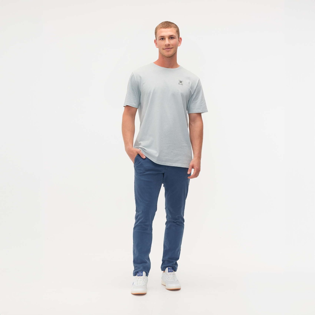 Pantalón MUNICH Chino loop de algodón-elastano navy