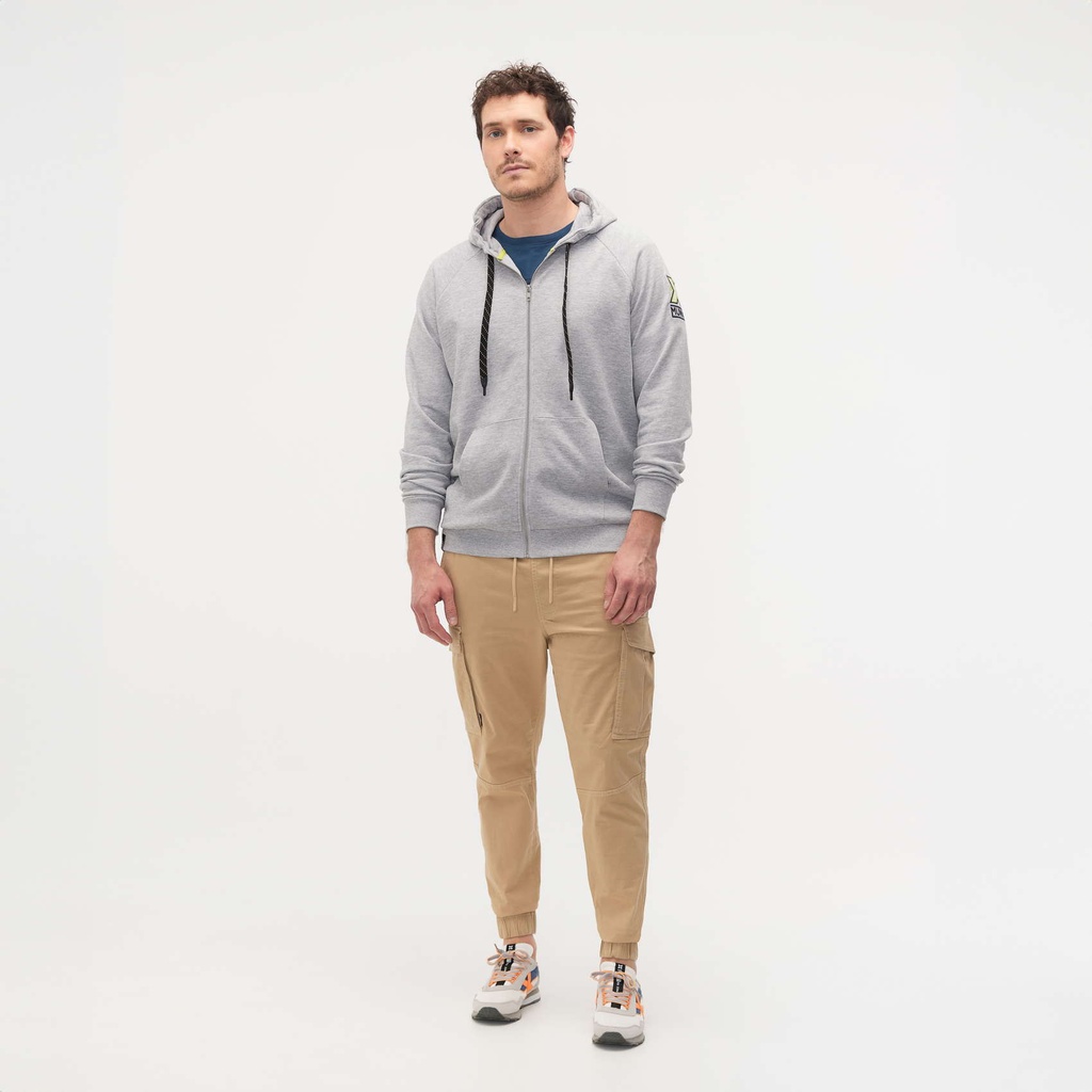 Sudadera MUNICH college de algodón gris