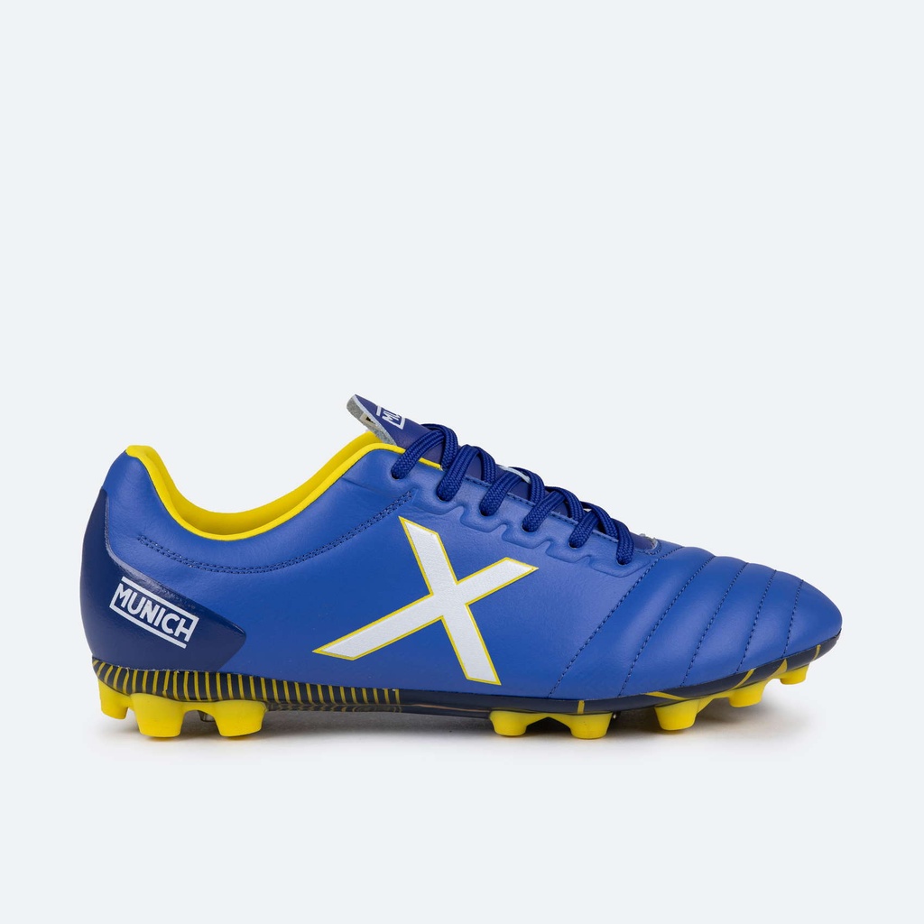 MUNICH ARENGA 311 Zapatillas de fÃºtbol de diseÃ±o potente y estable Azul y Amarillo