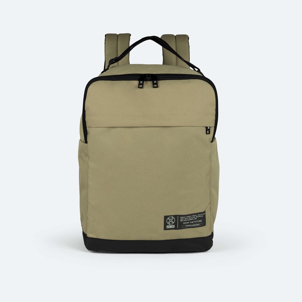 Mochila underseat beige de poliÃ©ster reciclado MUNICH GATE X-39 UNDERSEAT BACKPACK