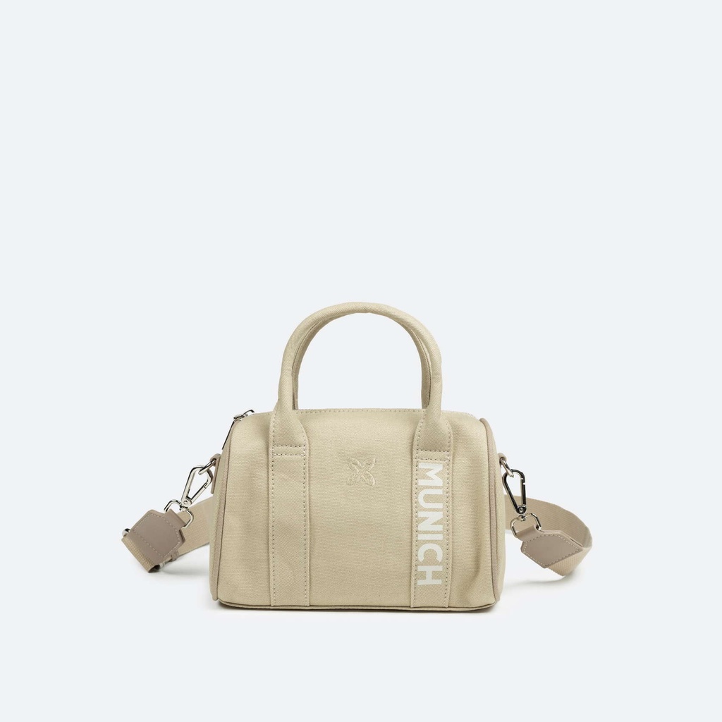 CALA CROSSBODY BARREL C/TAUPE + ORANGE