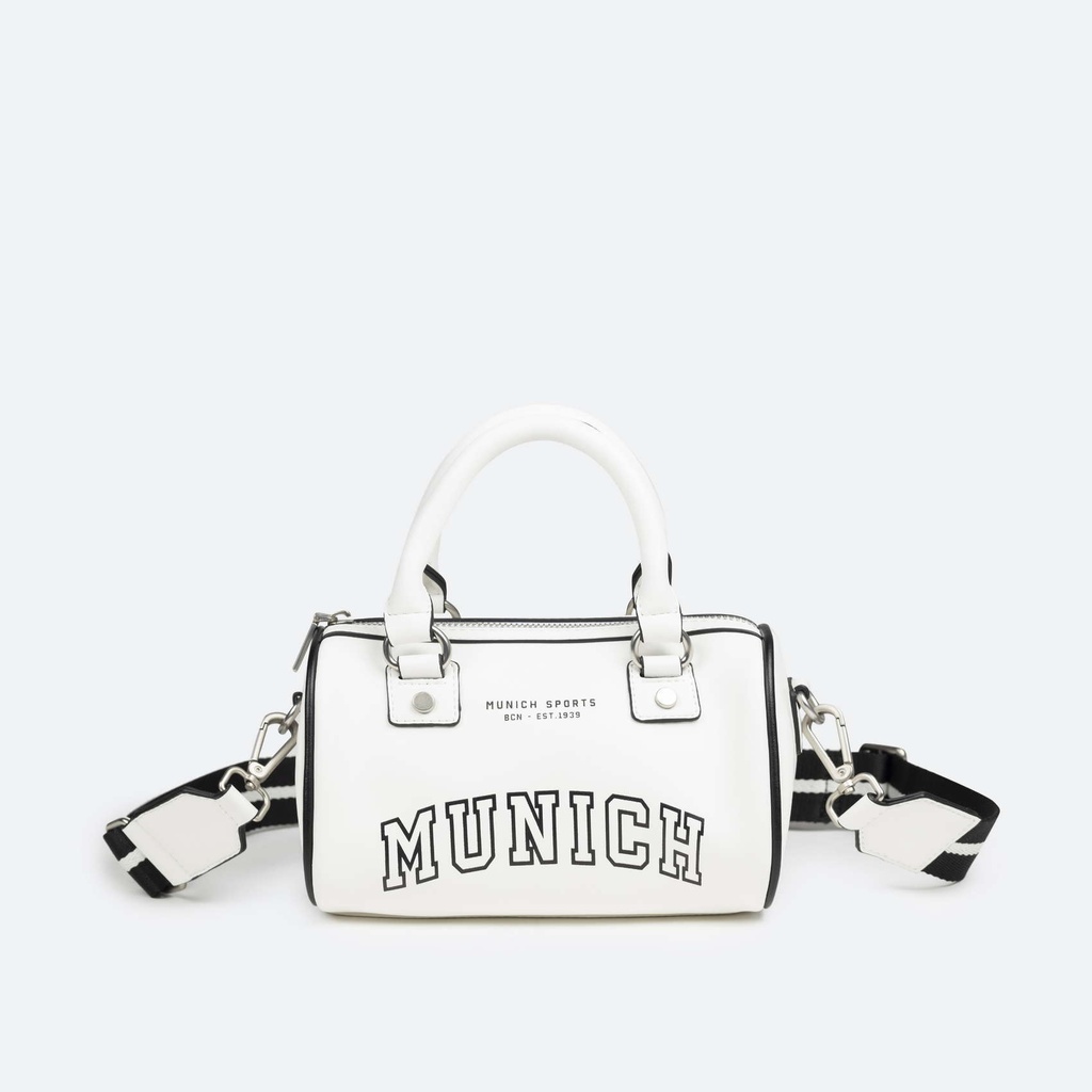 COURT CROSSBODY BARREL C/WHITE
