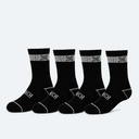 7000360 Calcetines MUNICH crew sport de algodón-poliéster-espandex negro