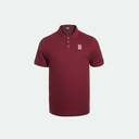 Polo MUNICH hombre de algodón burdeos