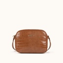 BLOCK CROCO FW25 CROSSBODY CAMERA C/BROWN