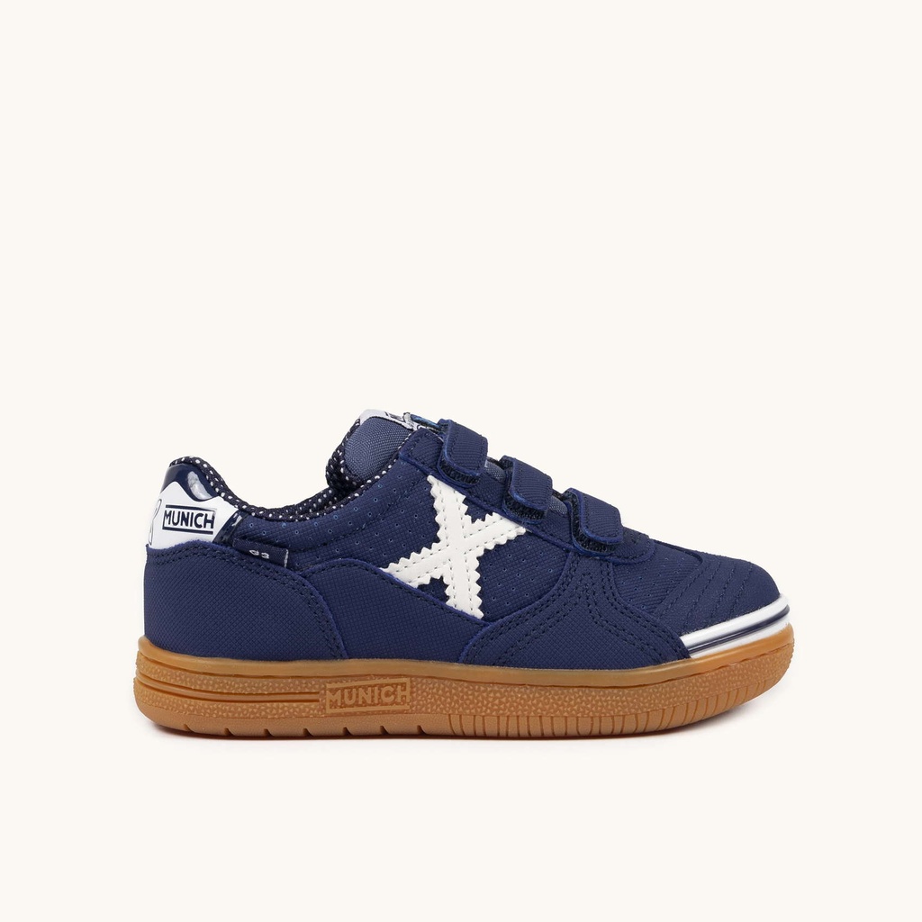 [1514452-28] MUNICH G-3 KID VCO 452 Zapatillas Infantiles de FÃºtbol Sala con Triple Velcro (28)