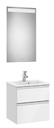 Conjunto Pack The Gap (mueble base compacto c/2 cajones, lavabo y espejo LED) 505x380x537 mm, blanco brillo, (A851525806)
