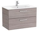 Conjunto Unik New Victoria (mueble base c/2 cajones y lavabo) 805x453x515 mm, roble city texturizado, (A851594402)