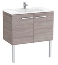 Conjunto Unik New Victoria (mueble base c/puertas y lavabo) 805x453x515 mm, roble city texturizado, (A851654402)