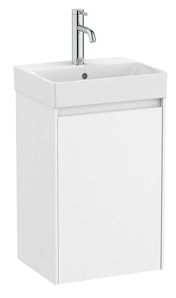Conjunto Unik Ona (mueble base c/1 puerta y lavabo de FINECERAMIC) 400x320x645 mm, blanco mate, (A851677509)