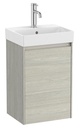 Conjunto Unik Ona (mueble base c/1 puerta y lavabo de FINECERAMIC) 400x320x645 mm, roble claro, (A851677512)