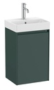Conjunto Unik Ona (mueble base c/1 puerta y lavabo de FINECERAMIC) 400x320x645 mm, verde mate, (A851677513)