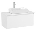 Mueble base Ona c/1 cajón, p/lavabo de sobre encimera, 994x457x443 mm, blanco mate, (A851726509)