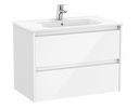 Conjunto Unik Tenet (mueble base c/2 cajones y lavabo) 785x460x565 mm, blanco brillo, (A851777806)