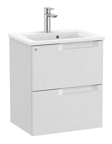 Conjunto Aleyda Unik (mueble base compacto c/2 cajones y lavabo) 505x380x565 mm, gris piedra, (A851809514)