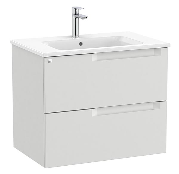 Conjunto Aleyda Unik (mueble base c/2 cajones y lavabo) 705x460x565 mm, gris piedra, (A851814514)
