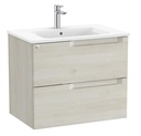 Conjunto Aleyda Unik (mueble base c/2 cajones y lavabo) 705x460x565 mm, blanco madera, (A851814525)
