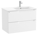 Conjunto Aleyda Unik (mueble base c/2 cajones y lavabo a la derecha) 805x460x565 mm, blanco mate, (A851815509)