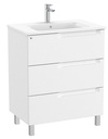 Conjunto Aleyda Unik (mueble base c/3 cajones y lavabo) 705x460x740 mm, blanco mate, (A851822509)