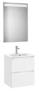 Conjunto Aleyda Pack (mueble base compacto c/2 cajones, lavabo y espejo LED) 505x380x565 mm, blanco mate, (A851829509)