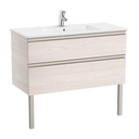 Conjunto Unik The Gap (mueble base c/2 cajones y lavabo centrado) 1005x460x537 mm, fresno nórdico, (A851852434)