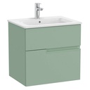 Conjunto Unik Victoria-N (mueble base con dos cajones y lavabo) 605x460x583 mm, verde savia, (A852095564)