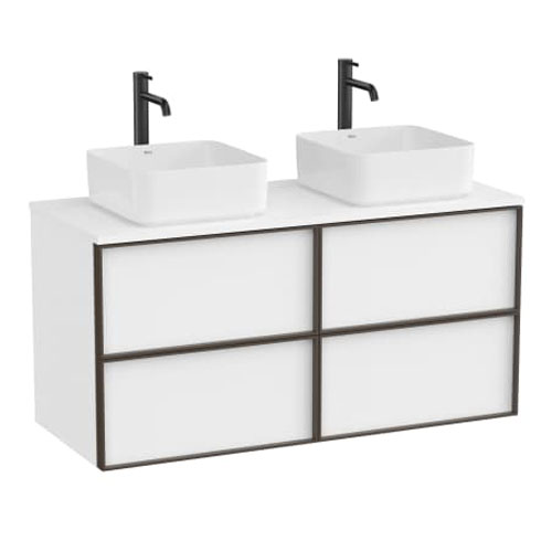 Mueble base Inspira c/4 cajones p/lavabo de encimera o sobre encimera, 1176x486x565 mm, blanco mate, (A852522509)