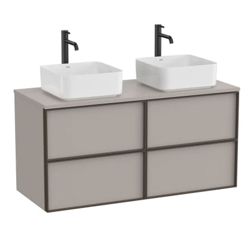 Mueble base Inspira c/4 cajones p/lavabo de encimera o sobre encimera, 1176x486x565 mm, gris arena, (A852522510)