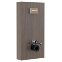 Pack Duplo Delta con módulo inodoro, 600x180x1200 mm, roble oscuro, (A852610537)