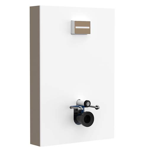 [PROCA852611509] Pack Duplo Delta con módulo inodoro, 800x180x1200 mm, blanco mate, (A852611509)