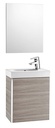 Conjunto Pack Mini (mueble base, lavabo y espejo) 450x250x575 mm, arena texturizado, (A855865156)