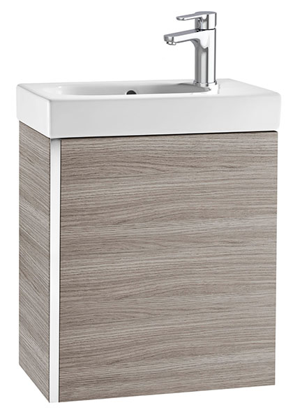 Conjunto Unik Mini (mueble base y lavabo) 450x250x575 mm, arena texturizado, (A855873156)