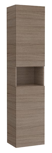 [PROCA857636511] Módulo columna Ona/Delta con repisa abierta, 400x300x1750 mm, olmo oscuro, (A857636511)