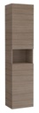 Módulo columna Ona/Delta con repisa abierta, 400x300x1750 mm, olmo oscuro, (A857636511)