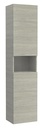 Módulo columna Ona/Delta con repisa abierta, 400x300x1750 mm, roble claro, (A857636512)