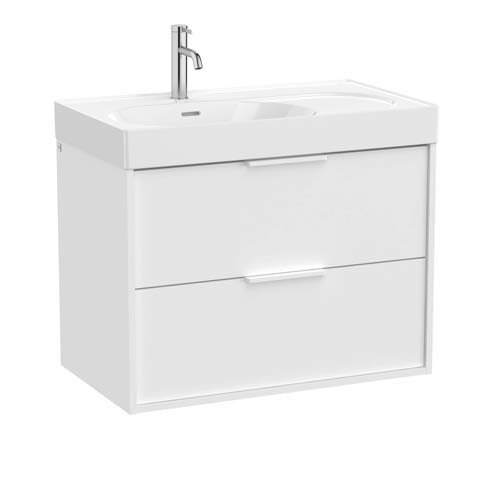 [PROCA858102509] Mueble base Meridian c/2 cajones p/lavabo, 800x460x565 mm, blanco mate, (A858102509)