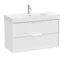 Mueble base Meridian c/2 cajones p/lavabo, 1000x460x565 mm, blanco mate, (A858103509)