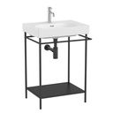 Estructura metálica Meridian p/lavabo con estante y toallero, (lavabo no incluido), 600x460x620 mm, negro mate, (A858111485)